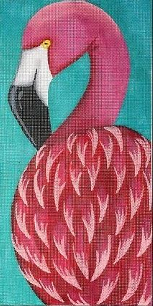 ME5 Felicia the Flamingo 18 Mesh 6" x 12" Madeleine Elizabeth 