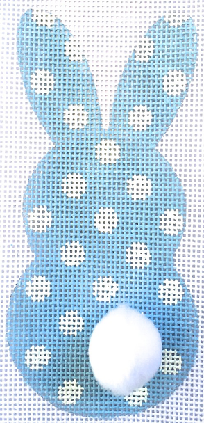 HB-332 Blue Bunny Tail 21⁄4x43⁄4 18 Mesh Stitch Guide Included Hummingbird Designs