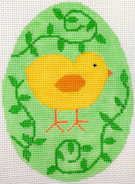 HB-340 Chick Egg 7 1⁄2 x 9 18 Mesh Stitch Guide Included Hummingbird Designs