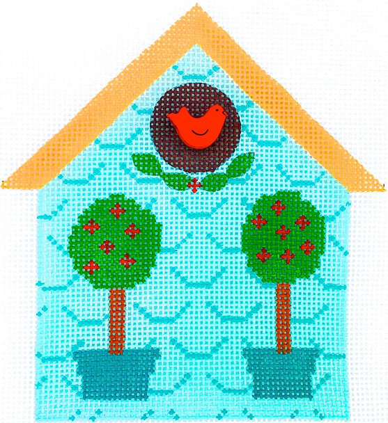 HB-382 Topiary Birdhouse 41⁄2x41⁄2 18 Mesh Hummingbird Designs