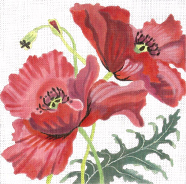 182550 Corn Poppies 10 x 10 13 Mesh JULIE THOMPSON