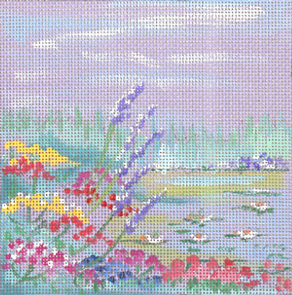 181980* Lavender Pond 5 x 5 13 Mesh JULIE THOMPSON