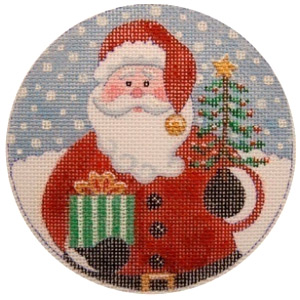 JULIE THOMPSON 188615 Santa's Gifts    4.5" diam 18 Mesh
