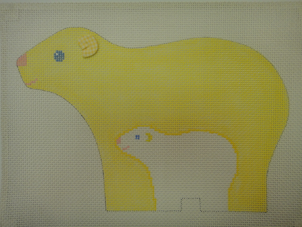 C40A Polar Bear Snow Animal CHILDREN 10 Mesh The Studio Midwest