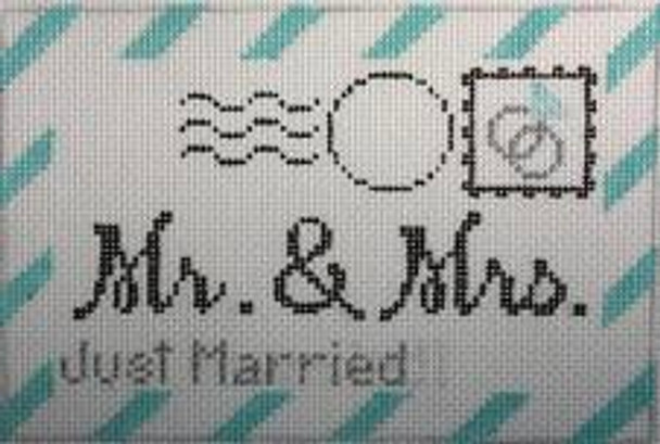 RD 113 Mini Wedding Letter  18M 3.5"x5.5" Rachel Donley Needlepoint Designs 