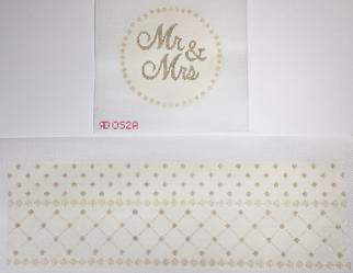 RD 052 Wedding Cake 13M 6"x"x19" Rachel Donley Needlepoint Designs