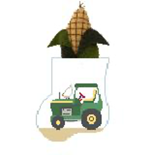 CM650 Tractor w Corn Kathy Schenkel Designs  4 x 4
