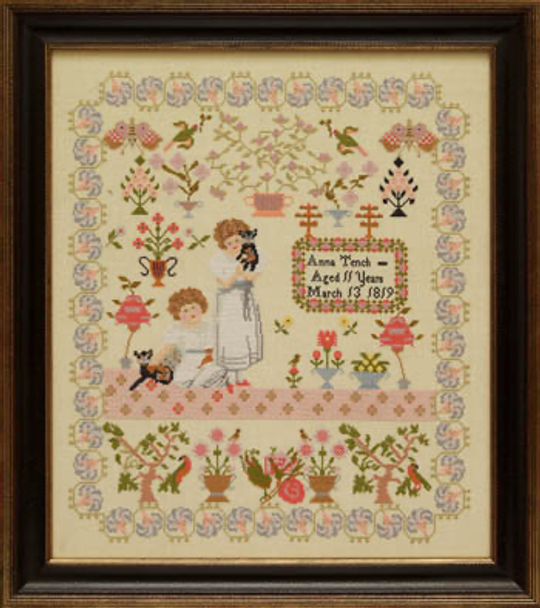 Anna Tench 1819 266w x 301h by Hands Across The Sea Samplers 19-2313 YT