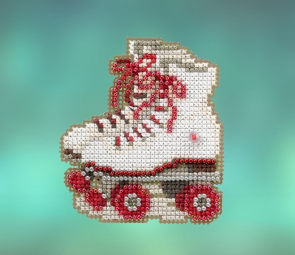 MH182016 Roller Skates Mill Hill Seasonal Ornament Kit (2020)