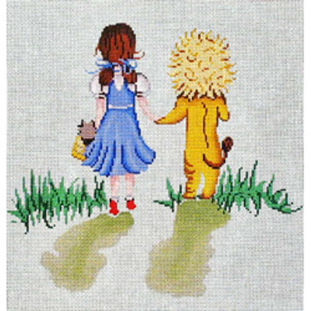 20014	RHD	Dorothy and Lion	09 x 09	18 Mesh Patti Mann