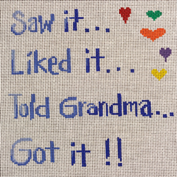 22090	WDS	Saw it…told Grandma…Got it	09 x 09	 13 Mesh Patti Mann