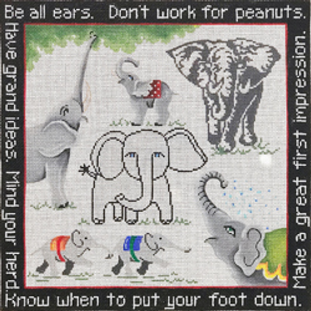 42231	PP	Elephant advice 13 x 13 	13 Mesh Patti Mann