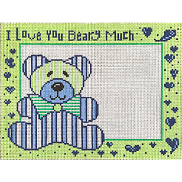 11871	JUV	sign, I Love You Beary Much, blue	05 x 07	18 Mesh Patti Mann