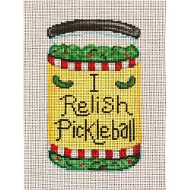 22141	MIN	I Relish Pickle Ball	04 x 06	18 Mesh  Patti Mann