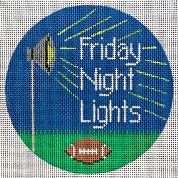 4212	MIN	ornament, …Friday Night Lights (Footbal)	4.5" diam	18 Mesh  Patti Mann