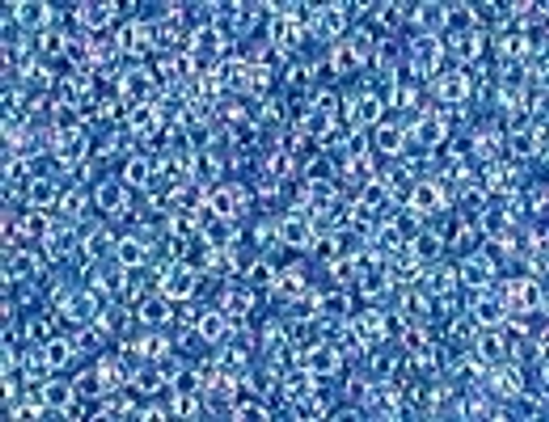 15-2206 Blue Lined Crystal AB Size 15 Miyuki Bead Embellishing Plus