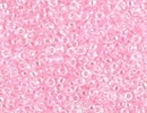15-266 Tr Pink AB Size 15 Miyuki Bead Embellishing Plus