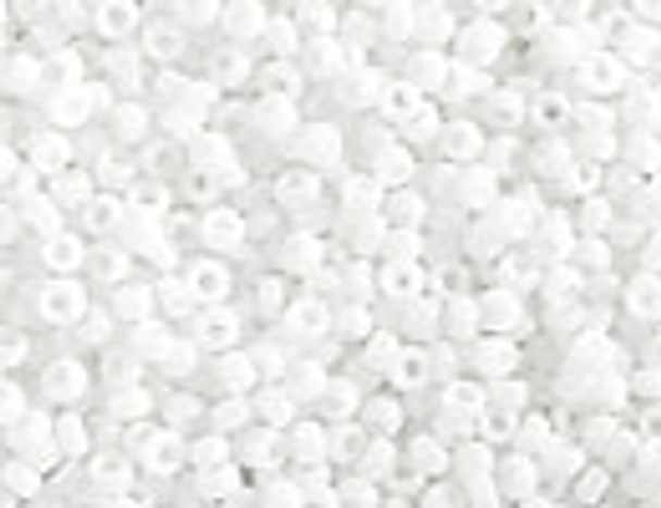 15-402 White Size 15 Miyuki Bead Embellishing Plus