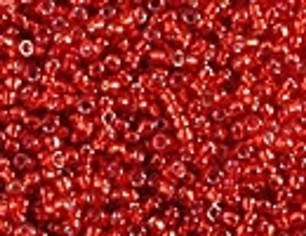 15-1419 Dyed S/L Red Size 15 Miyuki Bead Embellishing Plus