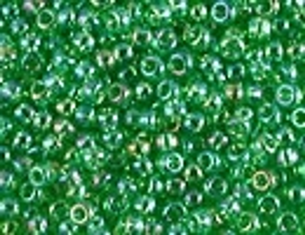11-179L Tr Lt Green AB Size 11 Miyuki Seed Beads Embellishing Plus