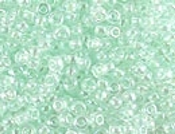 11-271 Lt Mint Green Lined Crystal Size 11 Miyuki Seed Beads Embellishing Plus
