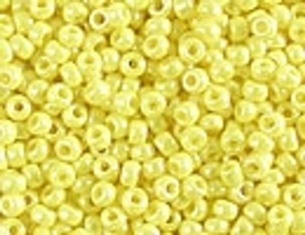 11-422 Op Yellow Luster Size 11 Miyuki Seed Beads Embellishing Plus