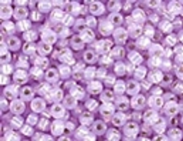 11-574 Dyed Lilac S/L Alabaster Size 11 Miyuki Seed Beads Embellishing Plus