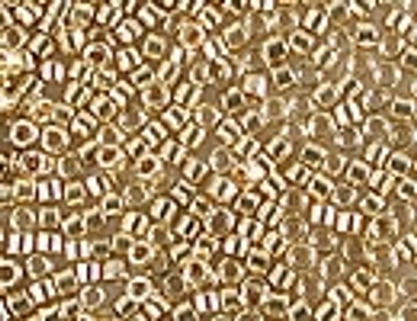 DB0034 24kt Gold Light Plated Size 11 Delica Beads Embellishing Plus