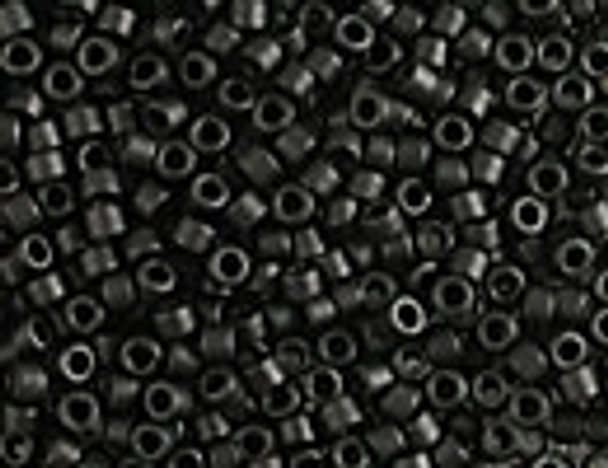 DB0310 Matte Black Size 11 Delica Beads Miyuki Embellishing Plus