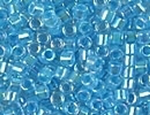 DBM0057 Aqua Lined Crystal AB DBM Delica Size 10 Miyuki Beads Embellishing Plus