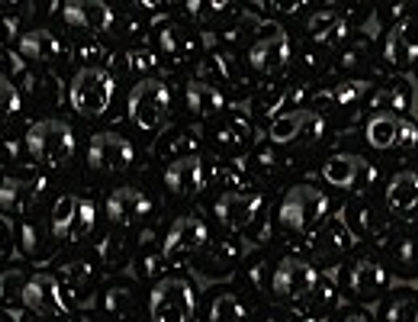 3.4mm DP-401 Black  Miyuki Drop Beads Embellishing Plus