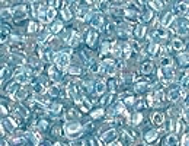 Triangle TR10-1137 Spkl Lt Blue Lined Crystral Size 10  Miyuki Beads Embellishing Plus