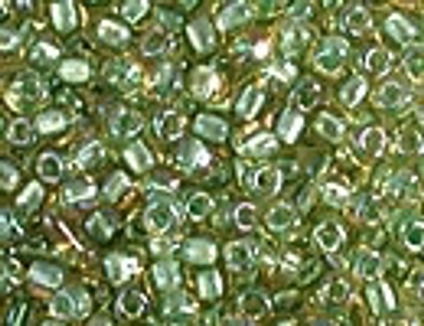 Triangle Tr10-1168 Spkl Lt Green Lined Topaz Luster Size 10 Miyuki Beads Embellishing Plus
