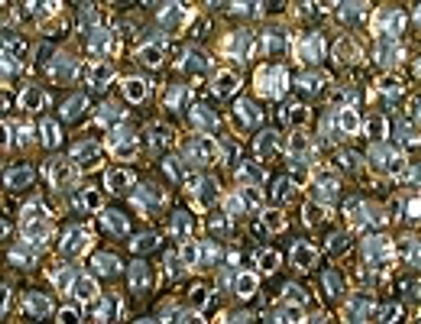 Triangle TR10-1169 Slate Blue Lined Topaz Size 10 Miyuki Beads Embellishing Plus