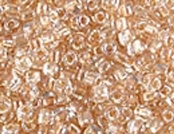 Triangle TR10-1522 Spkl Honey Beige Lined Crystal Size 10  Miyuki Beads Embellishing Plus