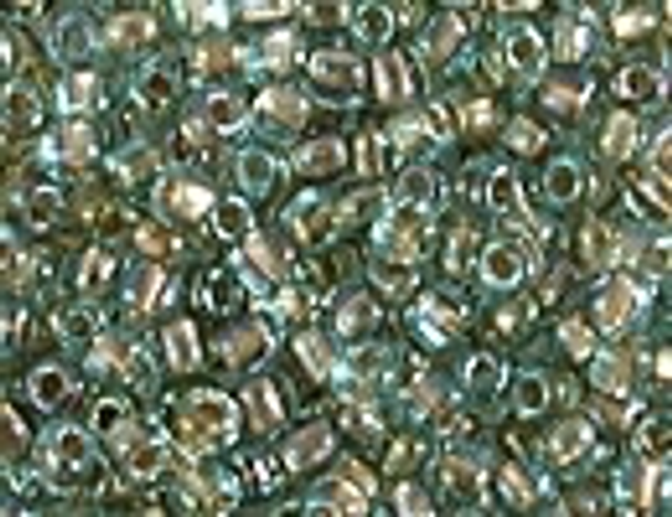 Triangle TR10-1825 Spkl Lt Bronze Lined Aqua Luster Size 10 Miyuki Beads Embellishing Plus