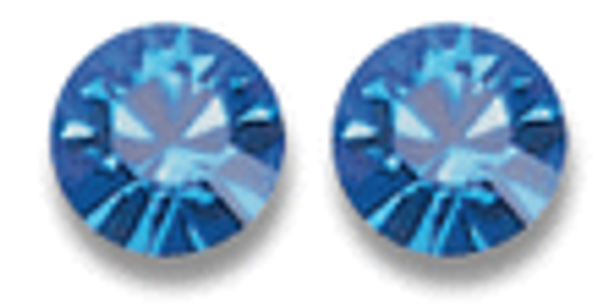 6mm 3700 Sapphire Swarovski Crystals Embellishing Plus