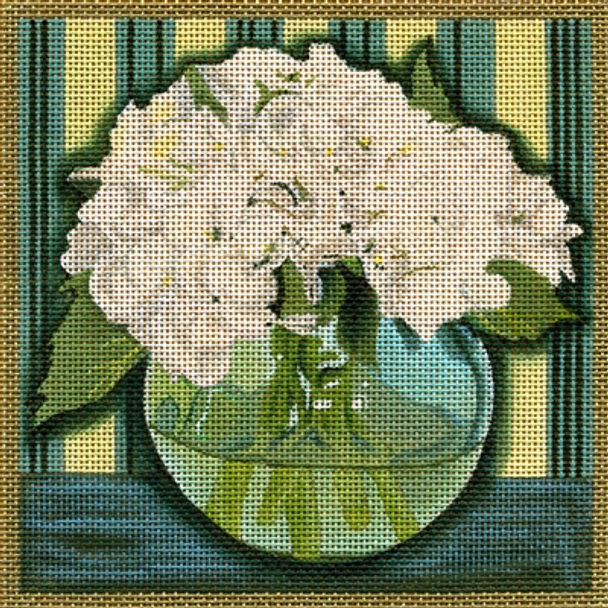 805j White Hydrangea 6x6 18 Mesh Lani Enterprises 