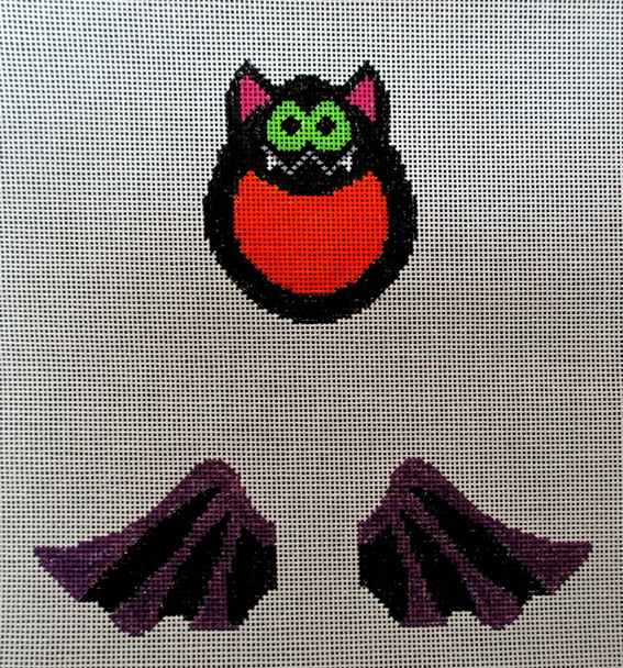 3018	Bat Ornament	7x3	18 Mesh Tapestry Fair