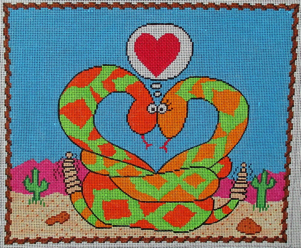 DAN-3	Ssso In Love	10x8.5	18 Mesh Tapestry Fair DAN ELDER DESIGNS