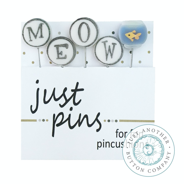 Just Pins - M-is-for-Meow Just Another Button Company