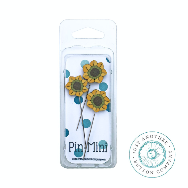 Pin-Mini: 3 Sunflowers Just Another Button Company