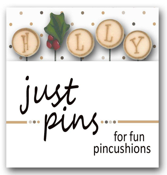 Just Pins - H is for Holly Just Another Button Company