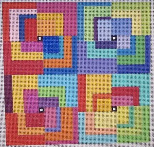 G101A-13 Primary Quartet 2 - 13 count 8 x 8 EyeCandy Needleart