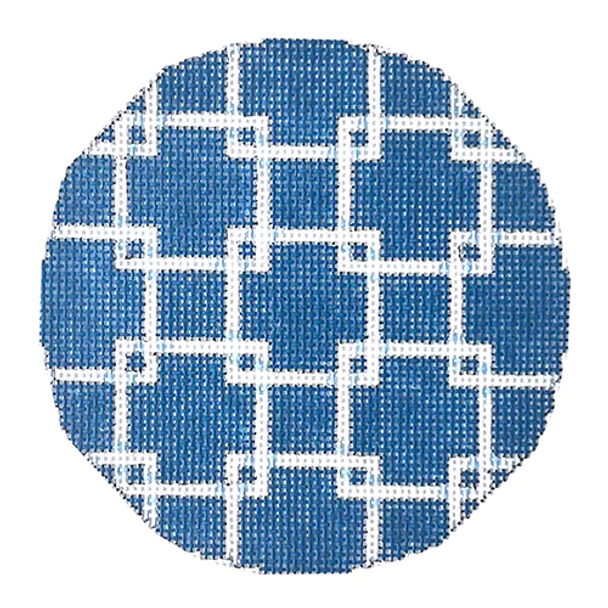 RD-803N Square Lattice Round/Navy 4”DIA 18 Mesh Associated Talents