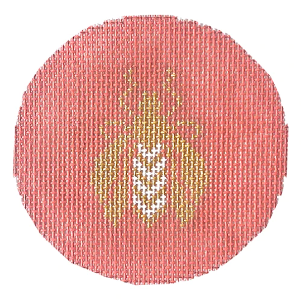 RD-807S Bee Round/Shrimp Pink 4” DIA 14 Mesh Associated Talents