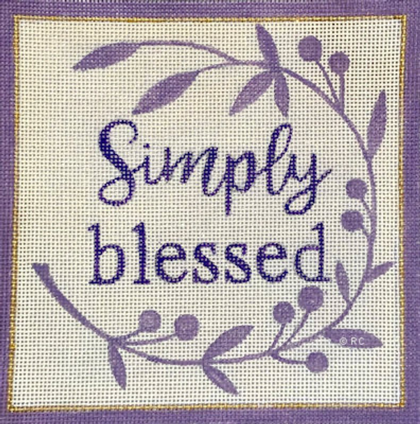 HO2058-SIMPLY BLESSED-6X6  18 MESH Raymond Crawford Designs