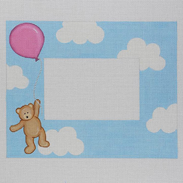 BB06 Flying High Teddy Plaque/Frame Pink 8.25 x 10.25 18 Mesh Pepperberry Designs 