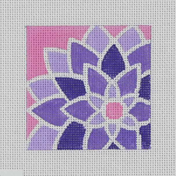 FL05 Purple Graphic Flower 3x 3 18 Mesh Pepperberry Designs 