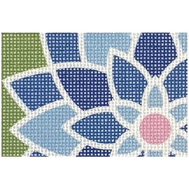 FL08 Blue Graphic Flower 2 x 3 18 Mesh Pepperberry Designs